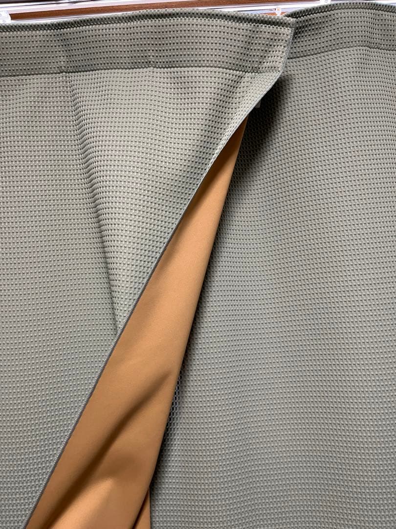 ピアリビング　防音カーテン　グリーン　2枚組