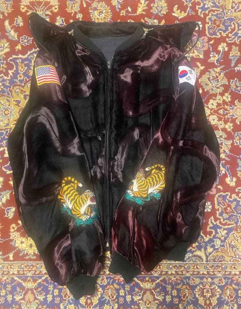 vintage souvenir Korean jacket スカジャン