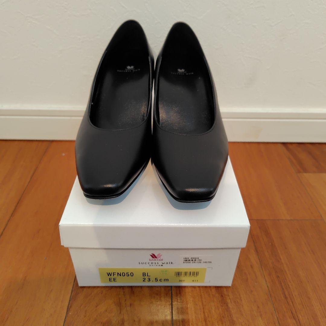美品✨️SUCCESS WALK ブラックパンプス WFN050 23.5cm