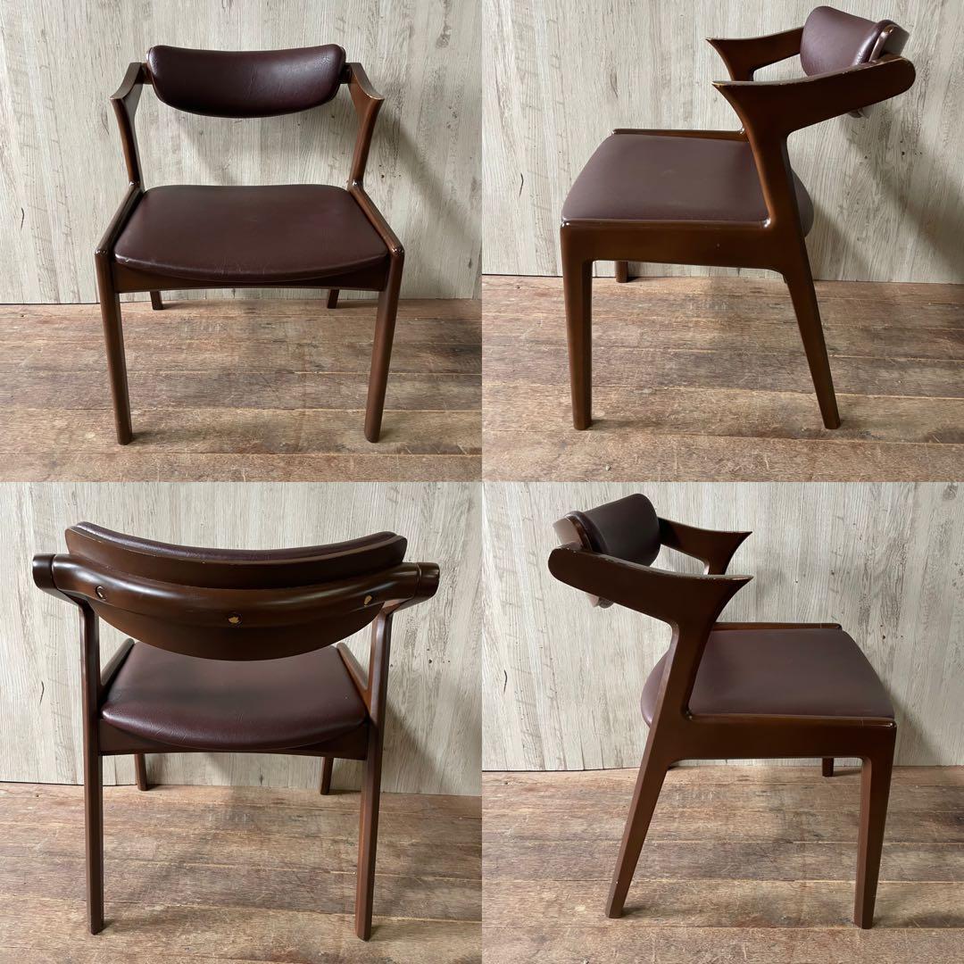 起立木工 キャスパーチェア Casper ダイニングチェア 4脚セット モカ