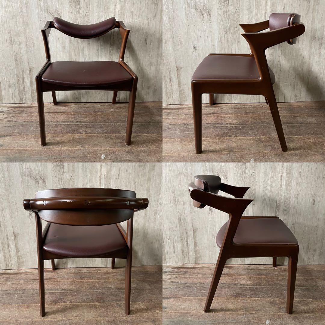 起立木工 キャスパーチェア Casper ダイニングチェア 4脚セット モカ