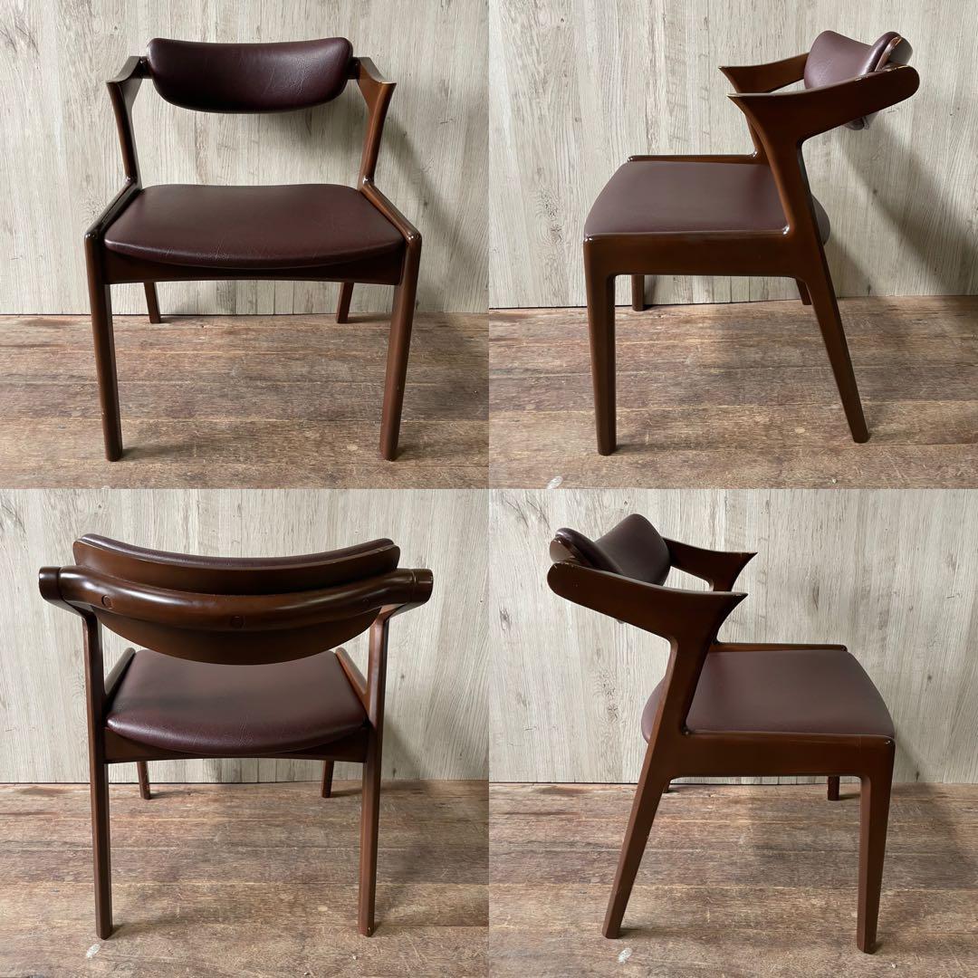 起立木工 キャスパーチェア Casper ダイニングチェア 4脚セット モカ