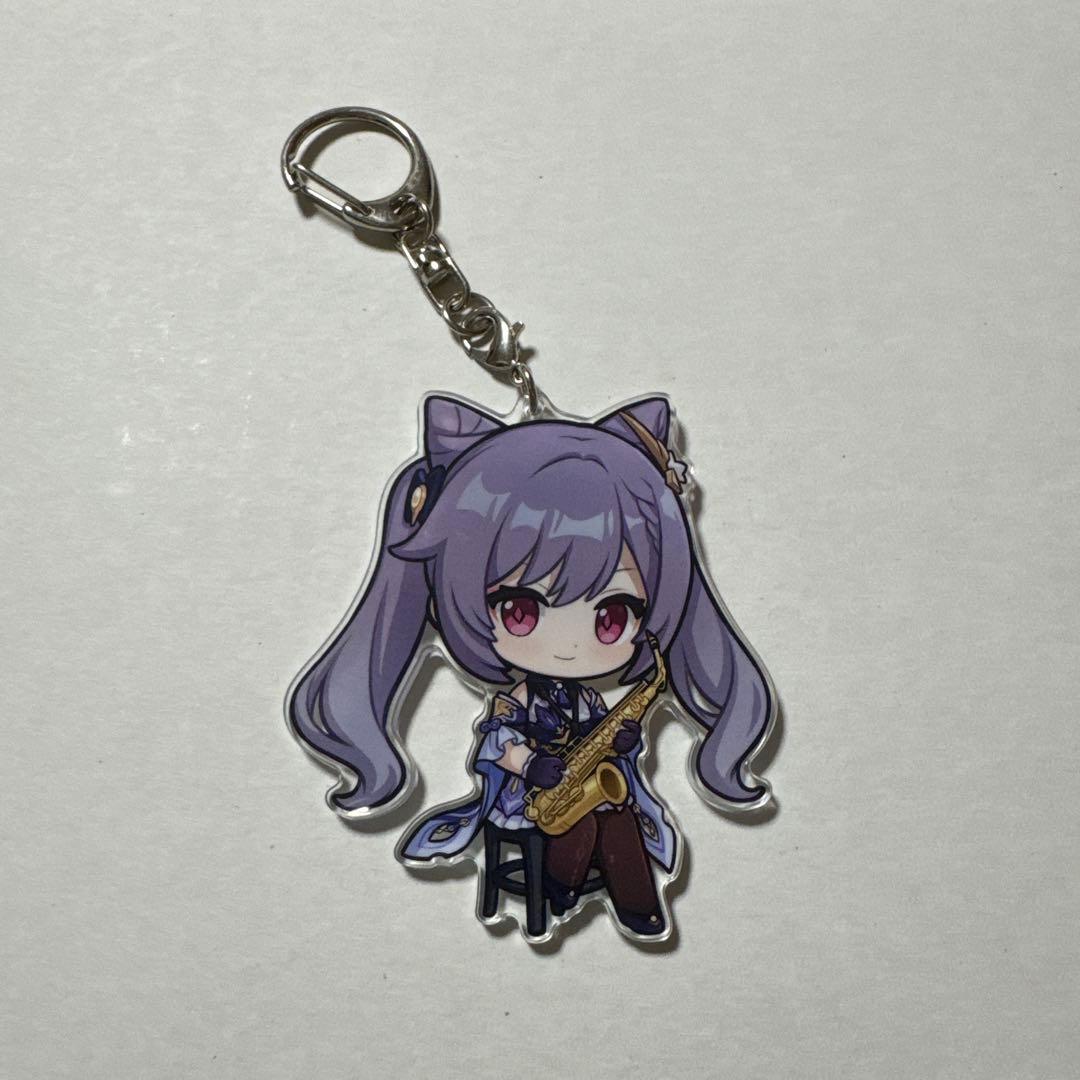 希少　原神 ヤマハ YAMAHA コラボ アクリルキーホルダー 刻晴