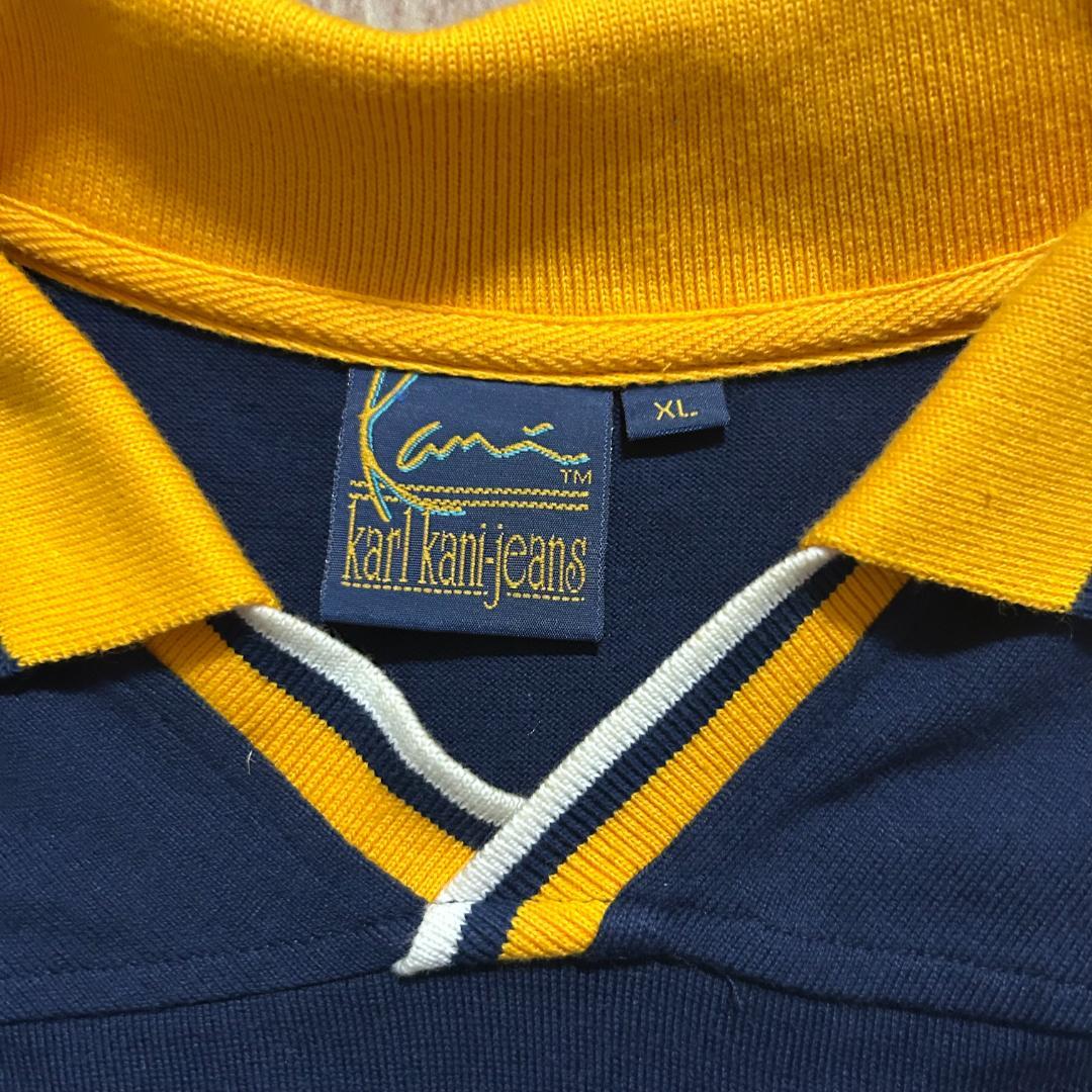 未着用 カールカナイ 90s ポロシャツ KARL KANI HipHop B系
