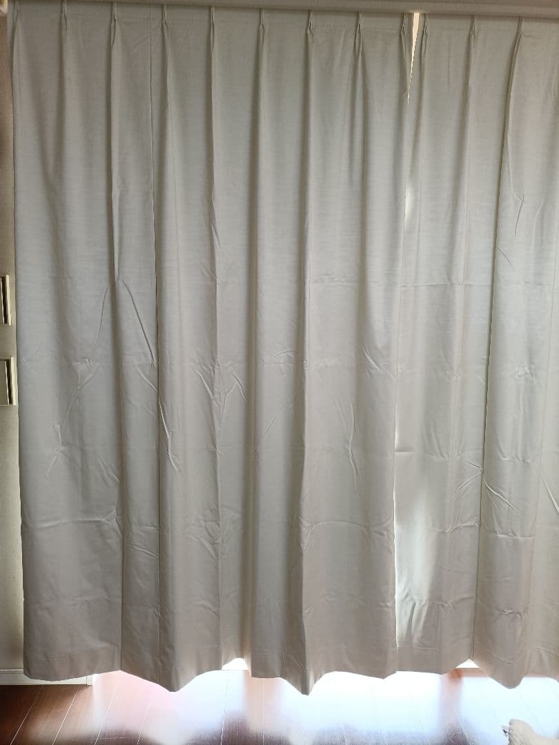 3セット　値下げ　カーテン1か月使用 （ドレープは完全遮光、レースは防炎）