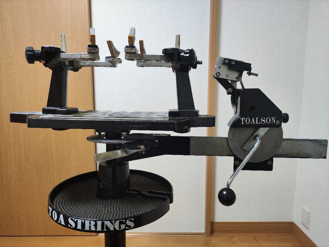 TOALSON 　バネ式ストリングマシン（送料込）　■中古■テニス　バドミントン