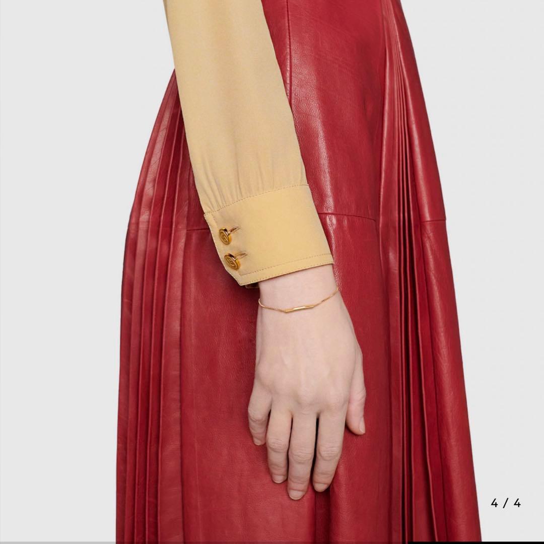 Gucci Link to Love バー付き ブレスレット 18k