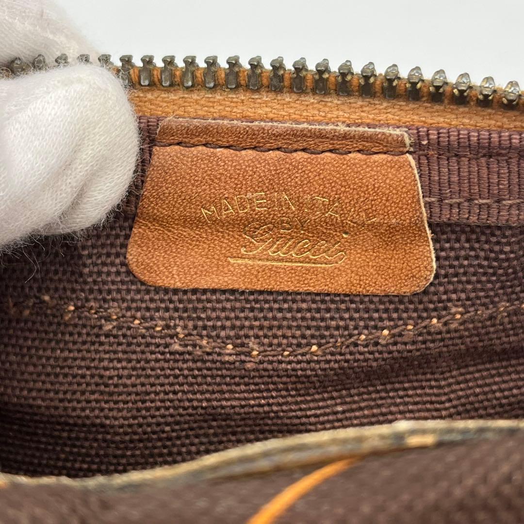 GUCCI ハンドバッグ ミニボストン 手提げ インターロッキング 流れ星