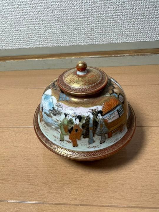 427 [激レア]九谷焼　古美術品　大日本井出製　シュガーポート　時代物