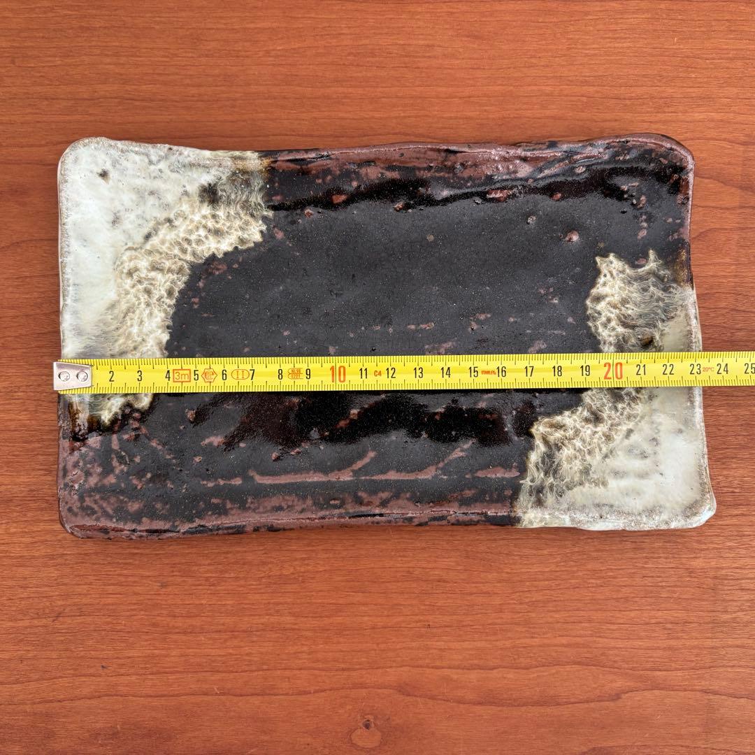 朝鮮唐津長方皿　唐津焼　４枚セット