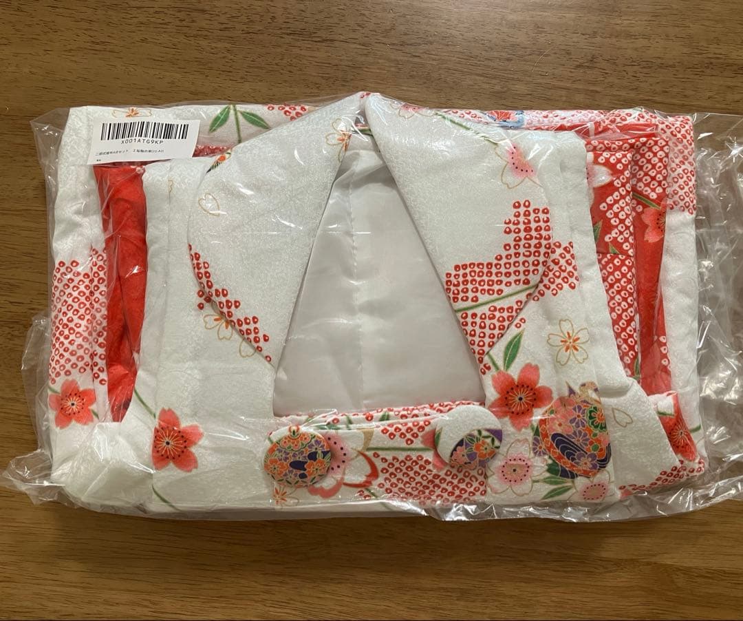 七五三★着付け簡単★上下セパレート着物4点セット