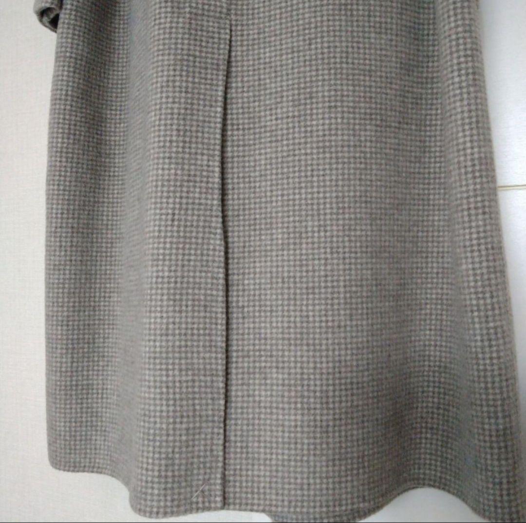 pom1ページ　新品スコットクラブ　Agaガンクラブチェック柄ロングコート