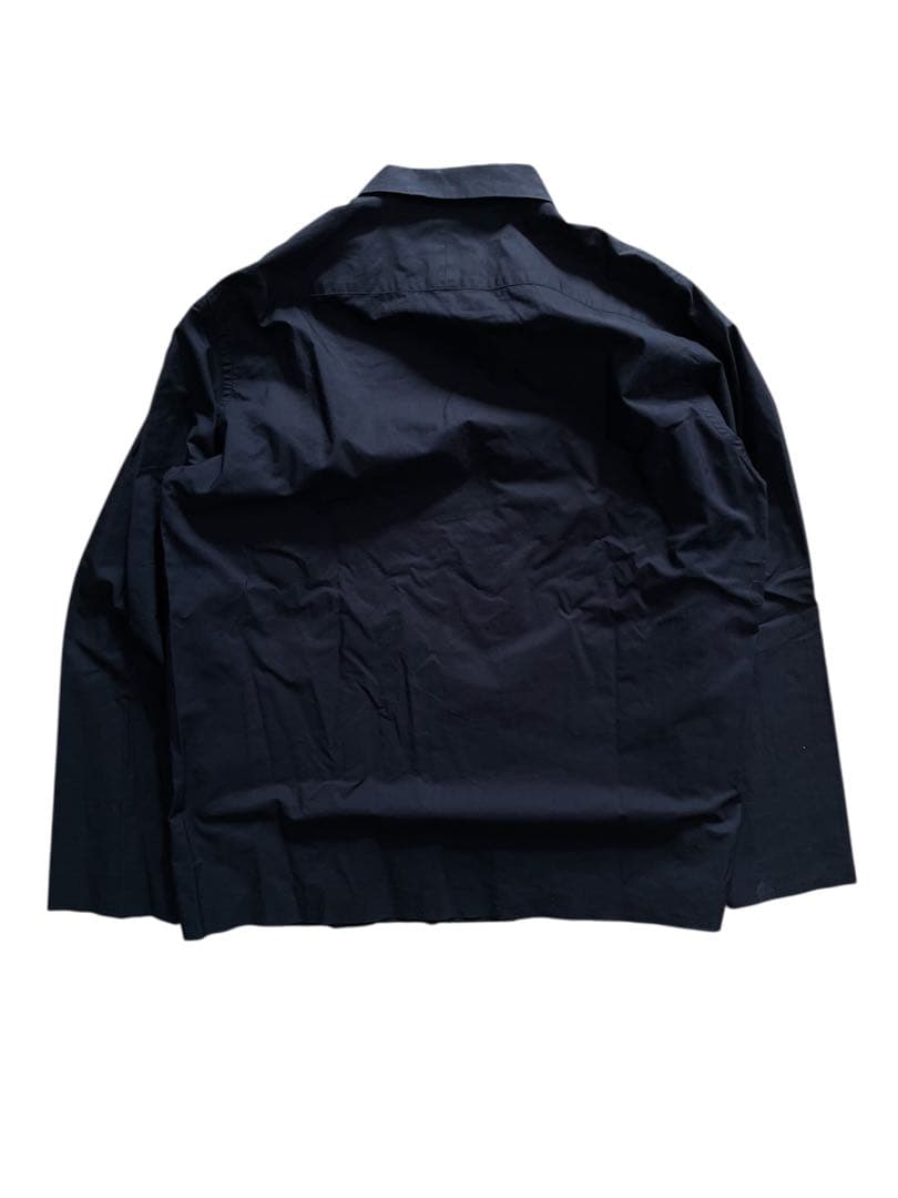 y*@様 オーラリー オープンカラーシャツ 18ss ブラック サイズ4