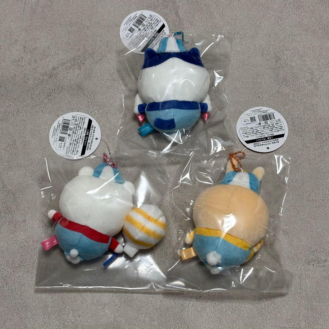 ちいかわ ワクワクゆうえんち マスコット 3点セット ちいかわ ハチワレ うさぎ