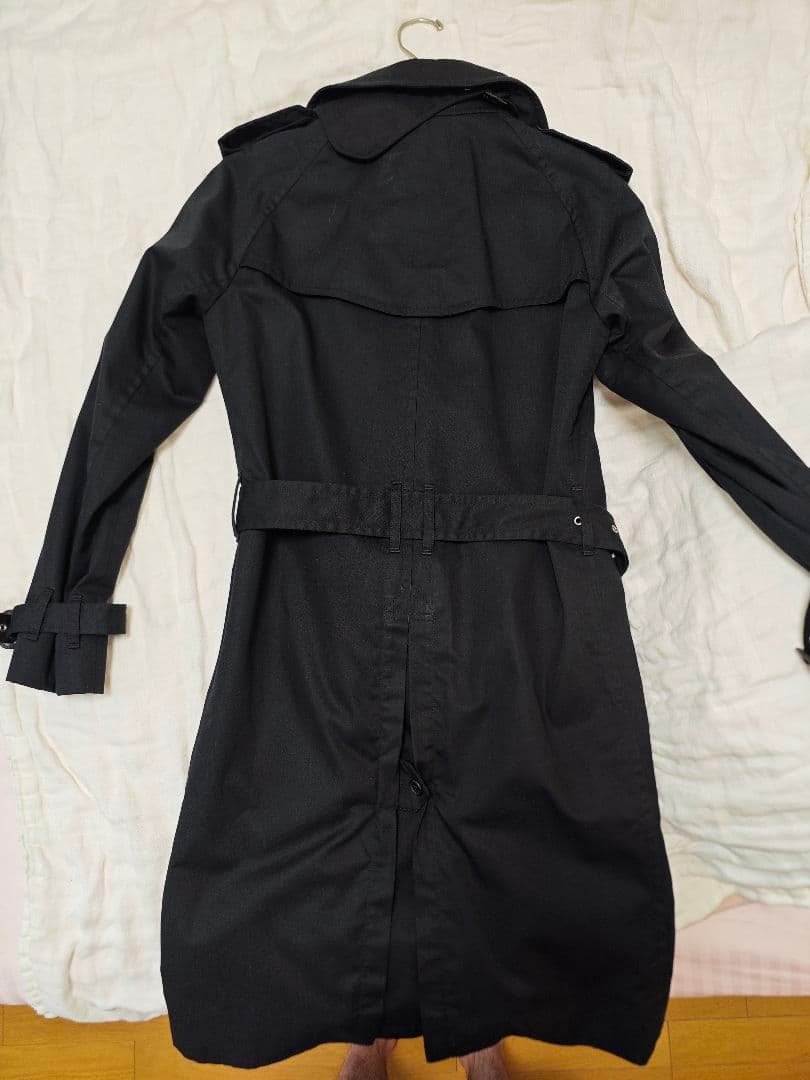 SAINT LAURENT ブラック トレンチコート