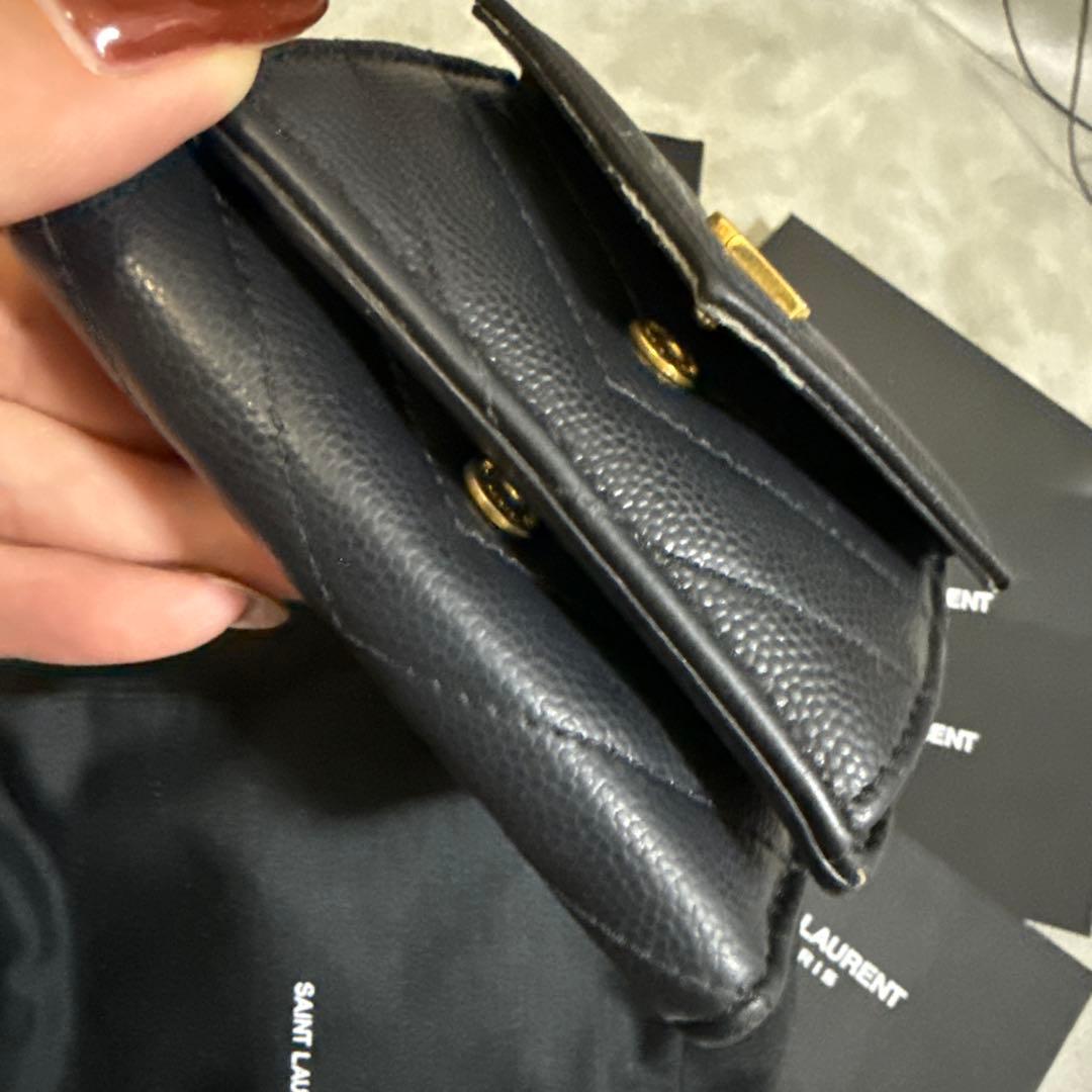 Saint Laurent ミニ財布ブラック