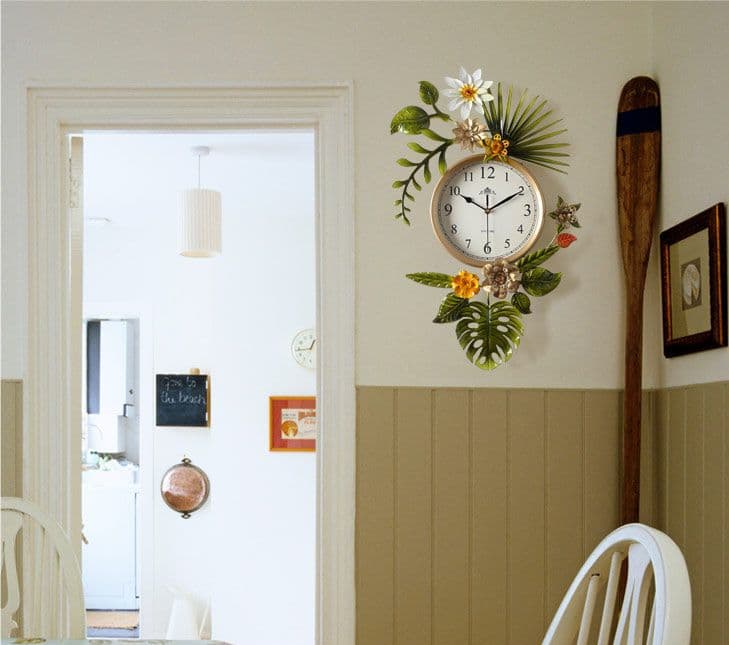田舎風 掛時計 ファッション アメリカ式 リビングルーム 掛け時計 北欧式