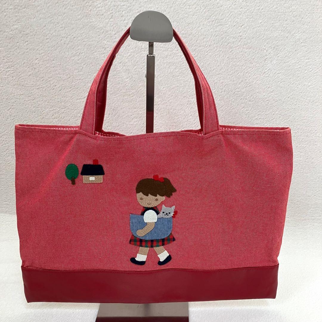 familiar/レッスンバッグ/トートバッグ/刺繍/女の子