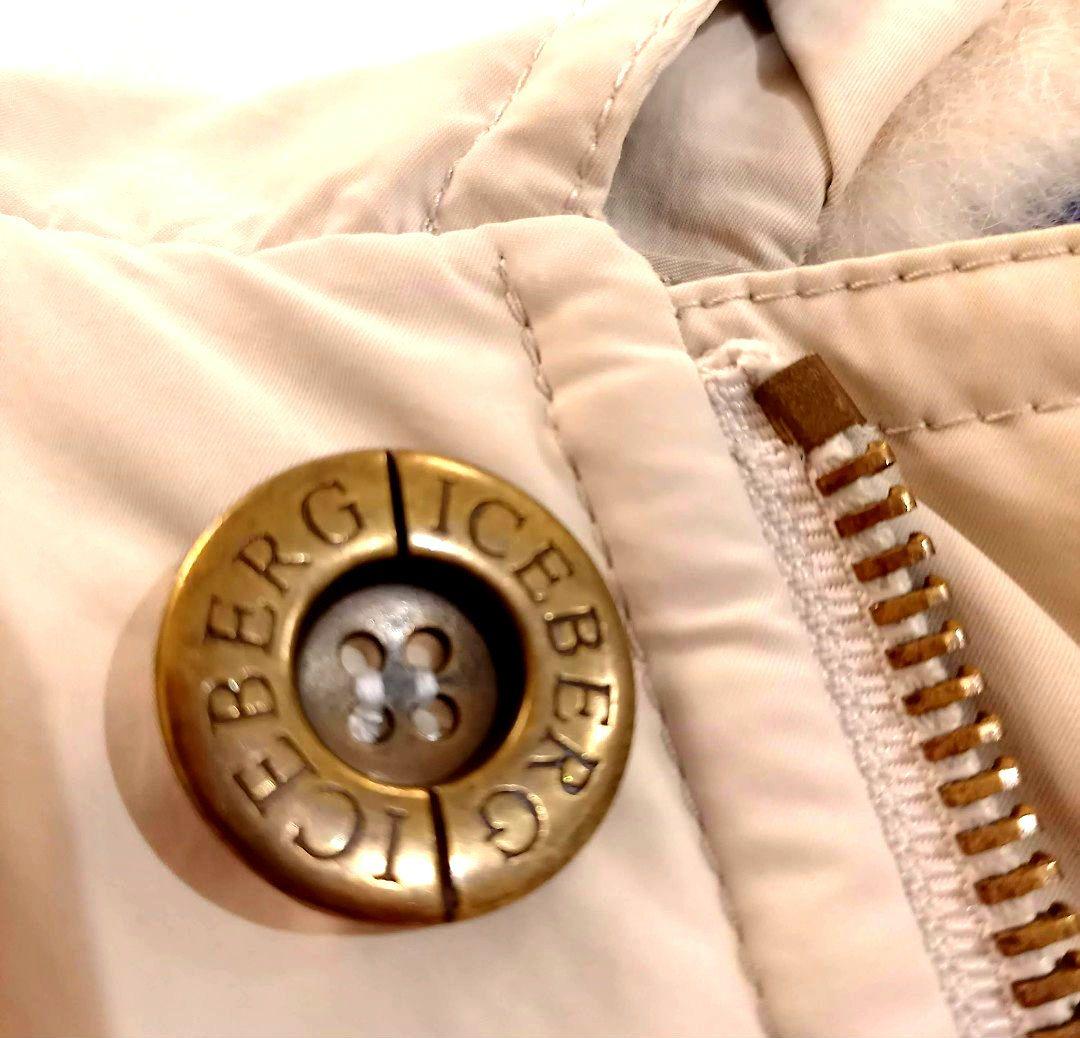 【希少】90sイタリア製アイスバーグTroubledwaters刺繍中綿コート