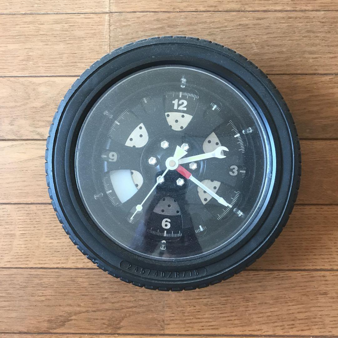 タイヤ型 時計 掛時計 柱時計