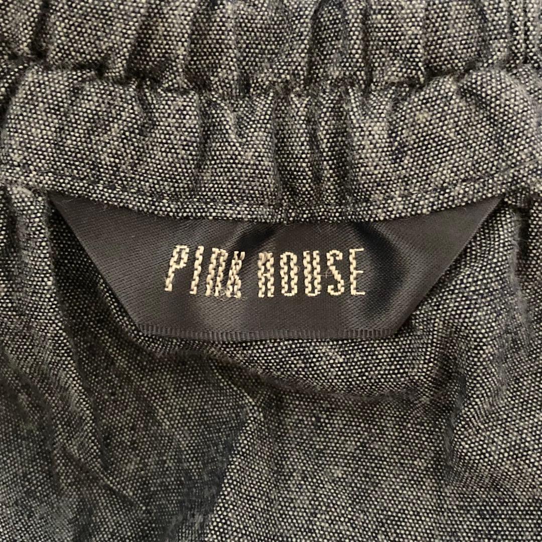 美品　ピンクハウス　24年　ひな菊ワッペン使いダンガリージャンパースカート