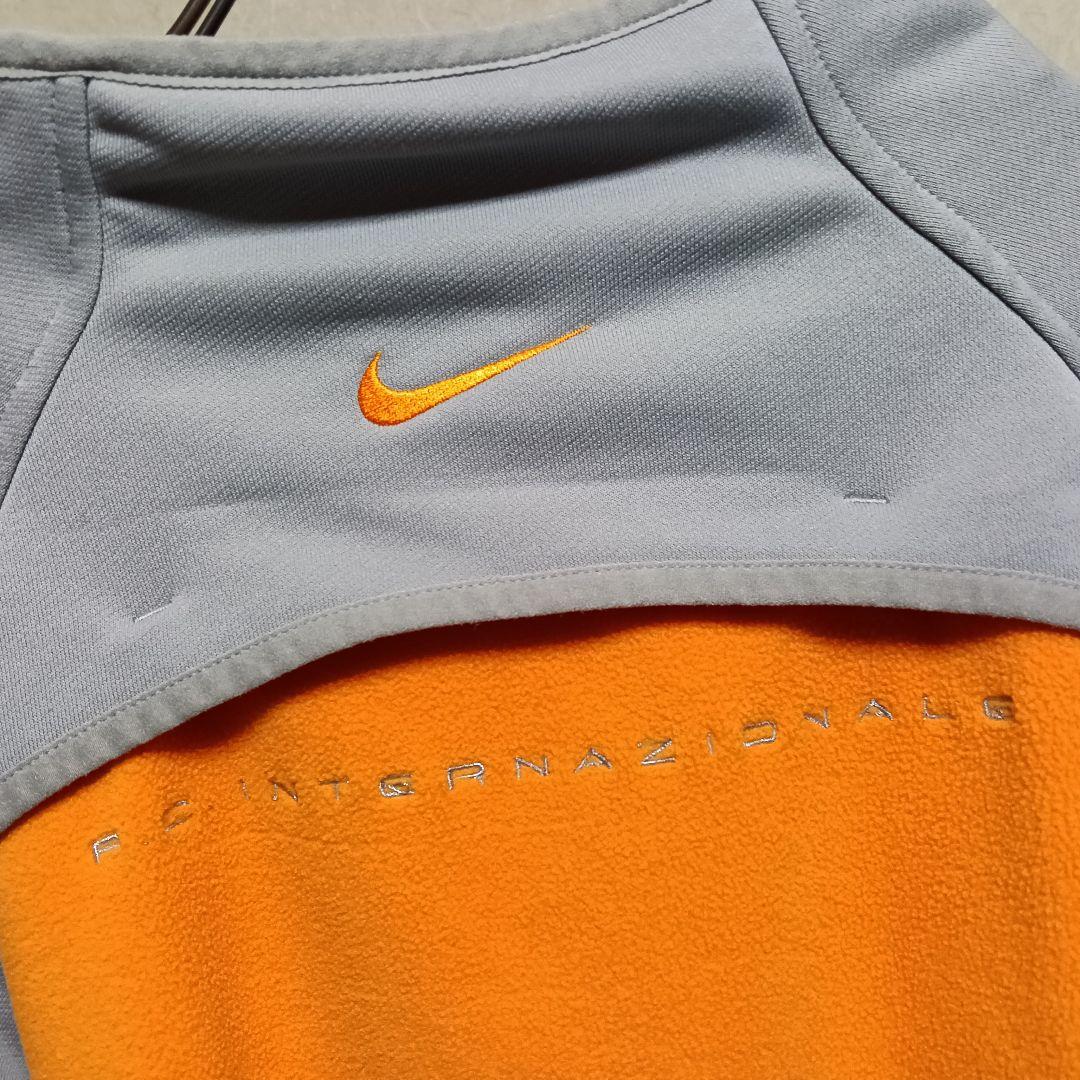 【超美品】インテルミラノ Y2K 2000s フリースジャケット オレンジ M