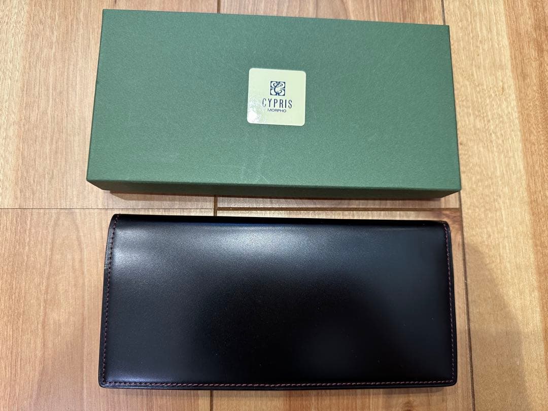 ★新品・未使用！★ コードバン　シラサギレザー　長財布　CYPRIS キプリス