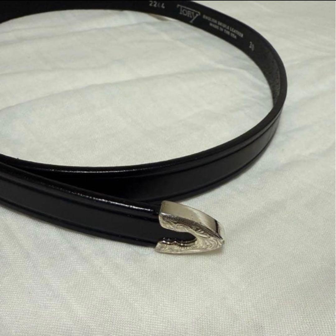 【TORY LEATHER】ウエスタン レザー ベルト 30