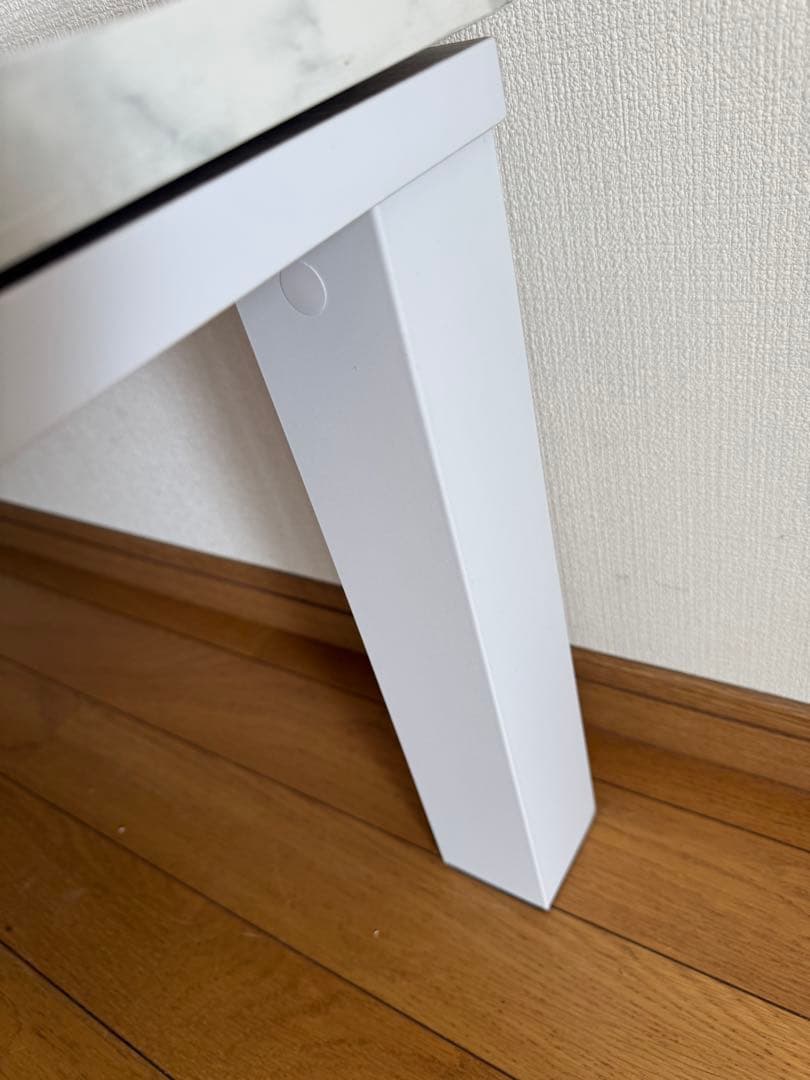 ニトリこたつテーブル　大理石調　ホワイト