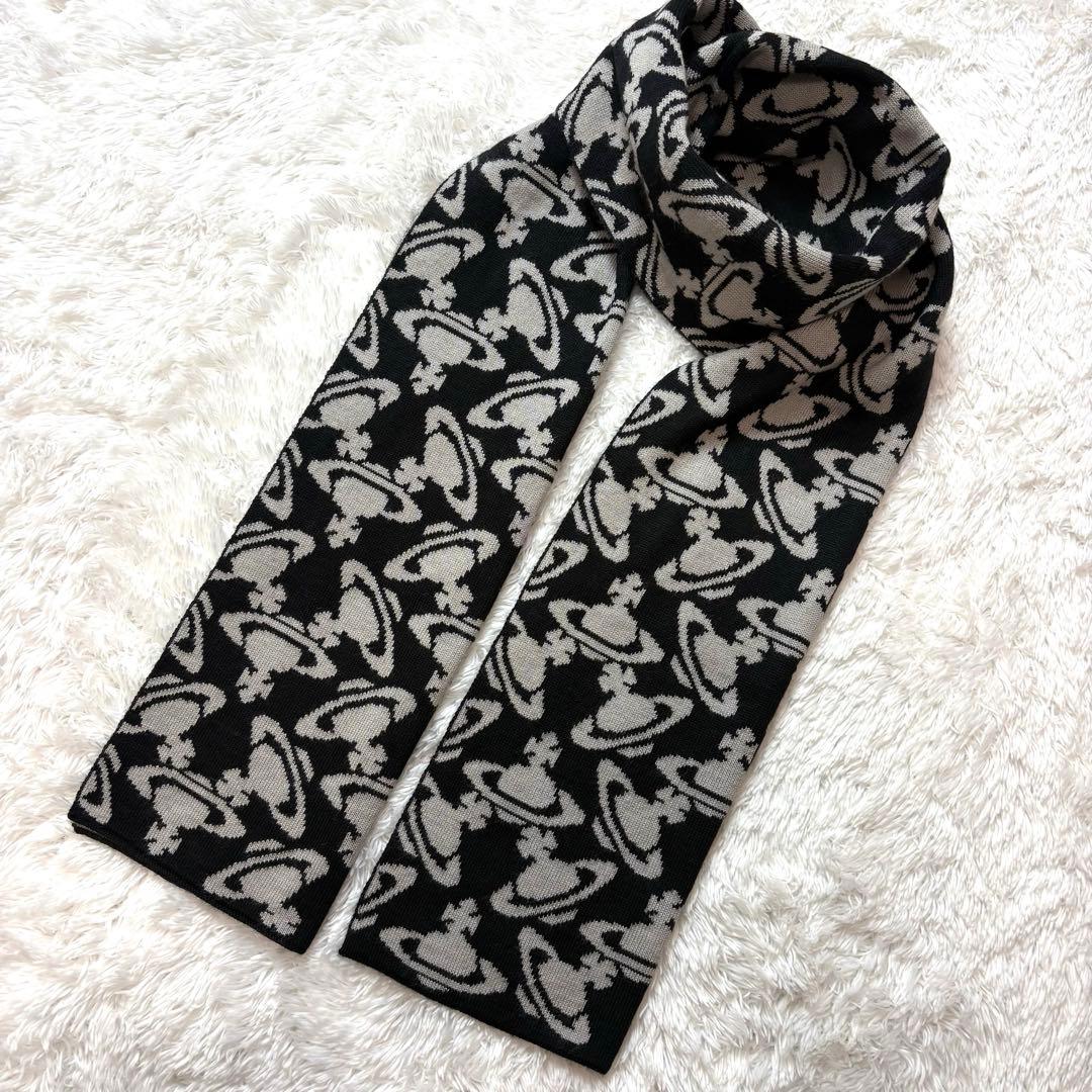 Vivienne Westwood リバーシブルマフラー オーブ ヴィヴィアン