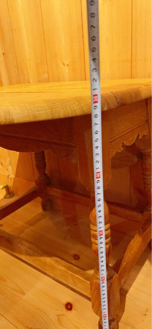 アンティーク　オールドパイン　バタフライテーブル　机　チェスト　伸縮テーブル