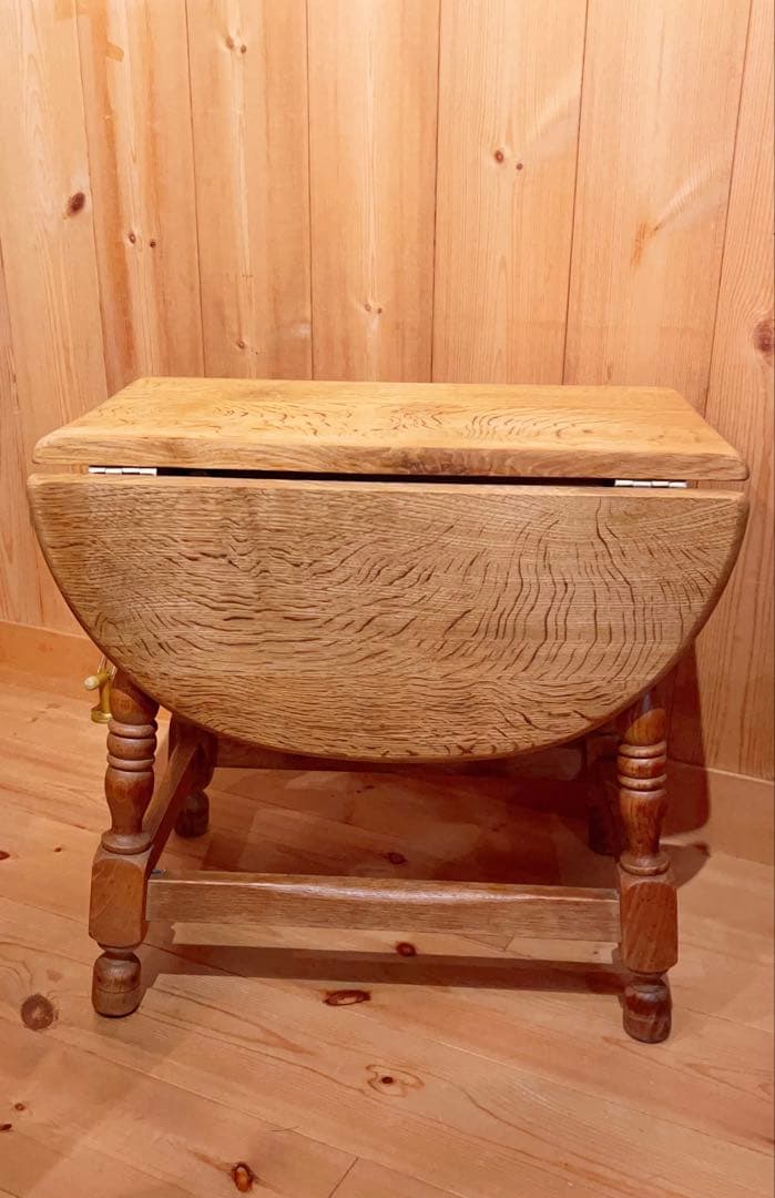 アンティーク　オールドパイン　バタフライテーブル　机　チェスト　伸縮テーブル