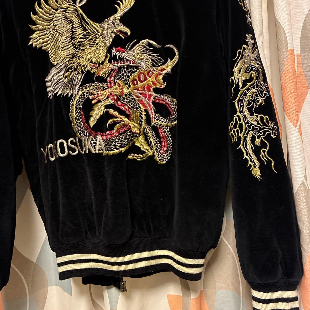 別珍 SLIDER スライダー 刺繍 ベロア スカジャン スーベニアジャケット