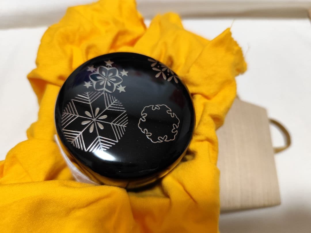 茶道具 大棗 雪輪