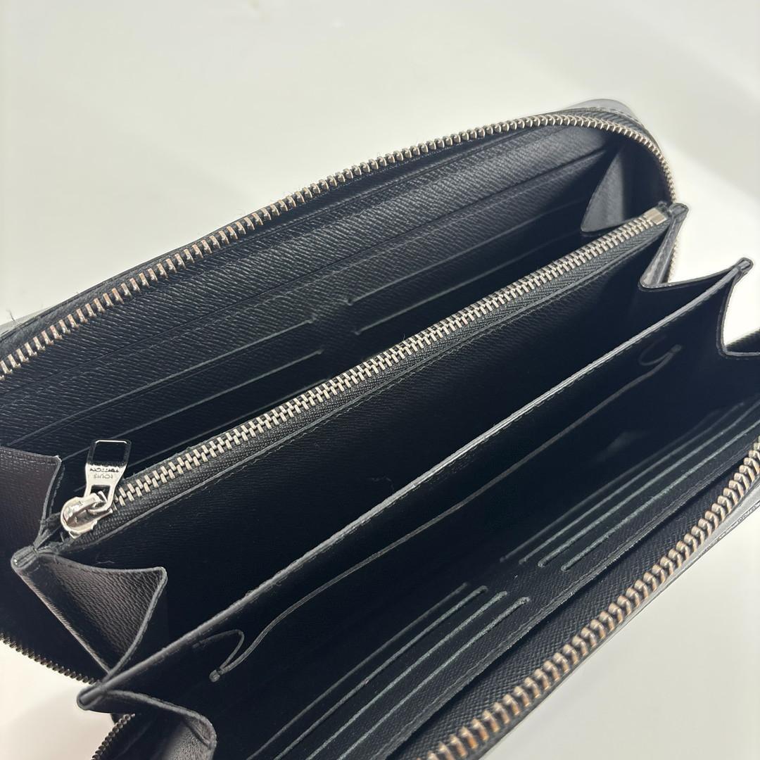 極美品 ルイヴィトン モノグラム エクリプス ジッピー XL 長財布 ブラック