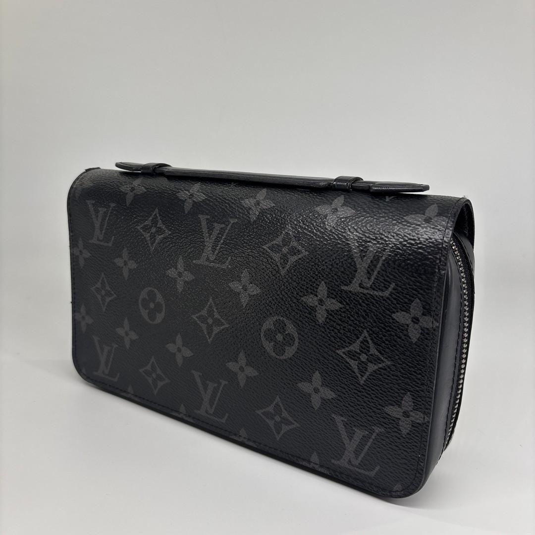 極美品 ルイヴィトン モノグラム エクリプス ジッピー XL 長財布 ブラック