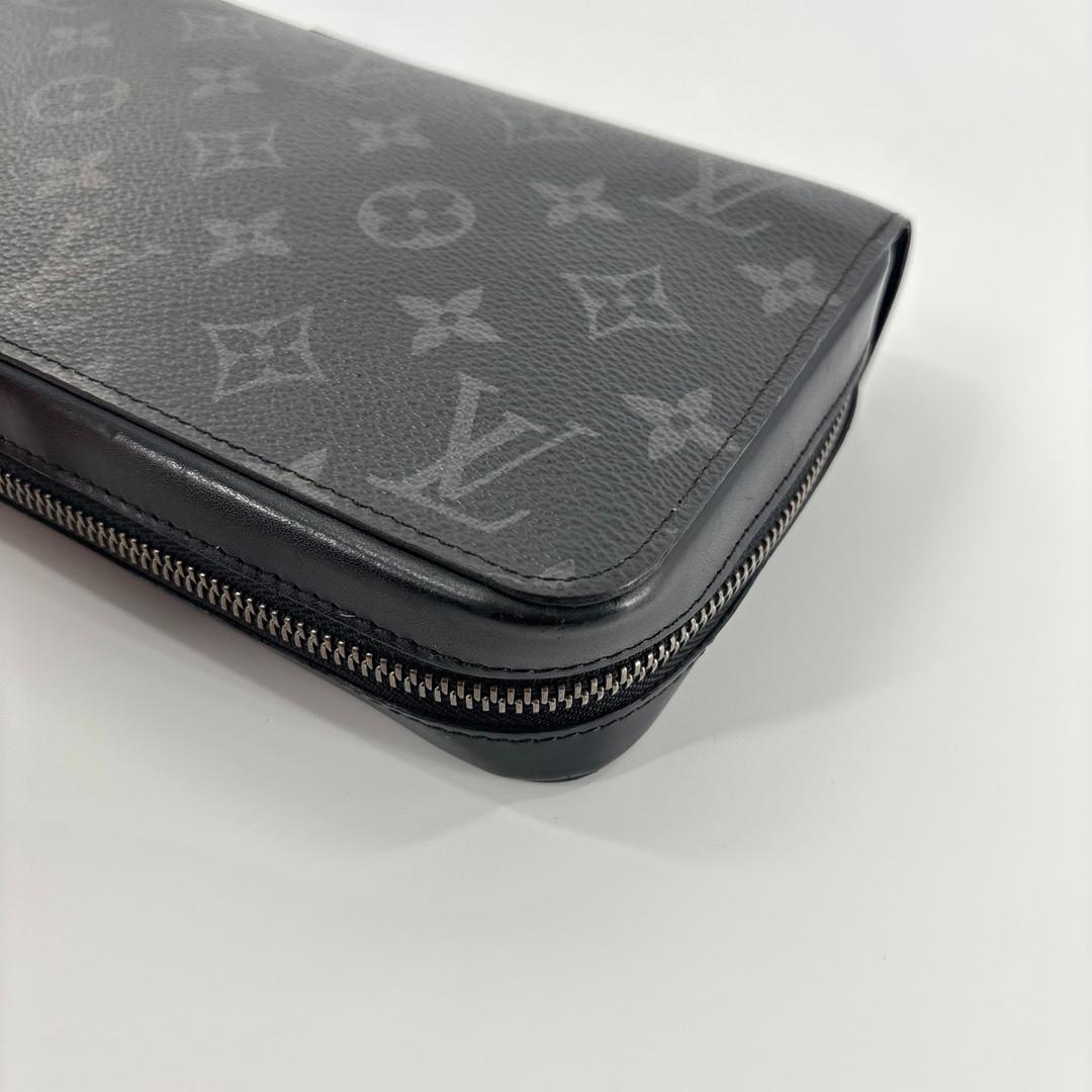 極美品 ルイヴィトン モノグラム エクリプス ジッピー XL 長財布 ブラック