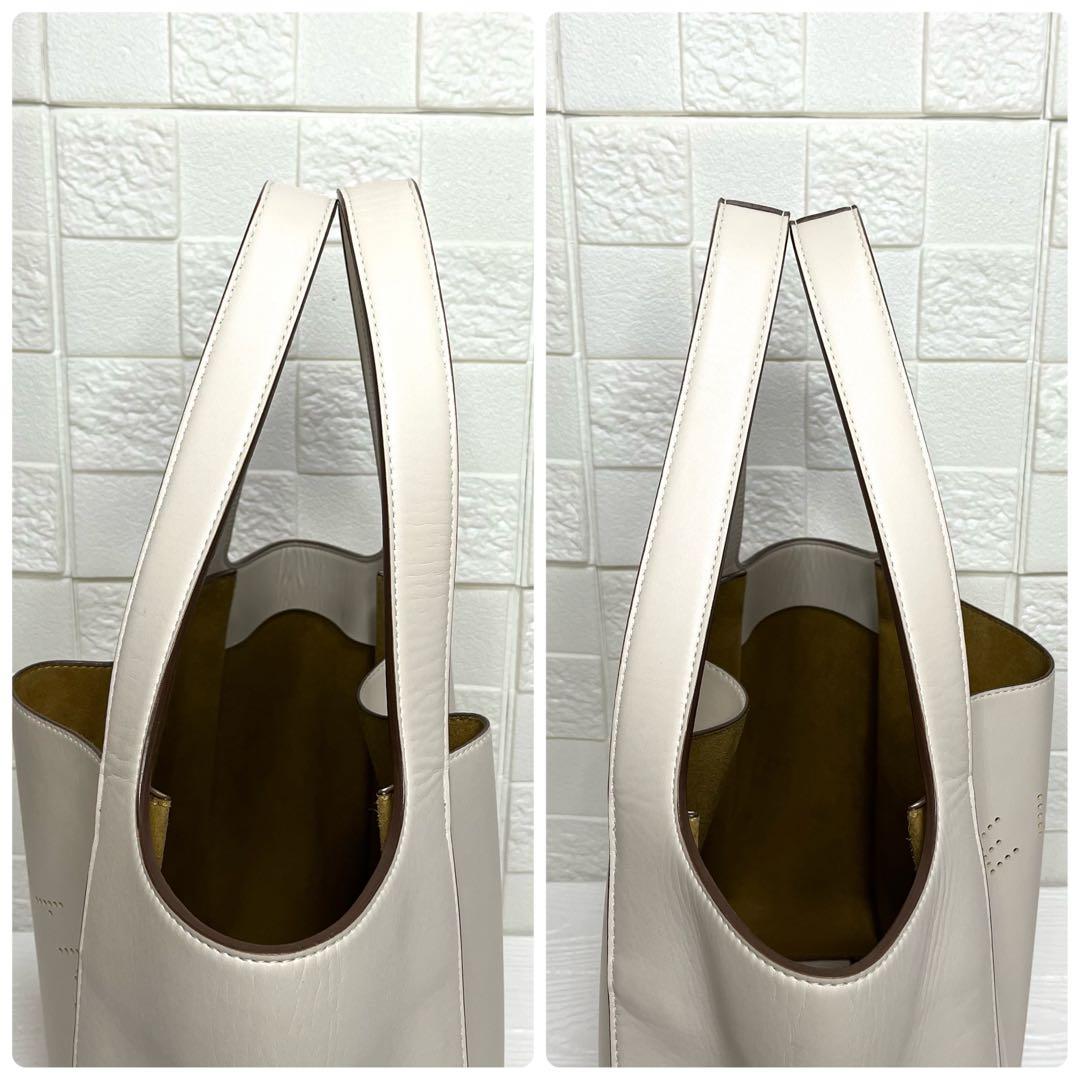 ✨未使用級✨☘️ステラマッカートニー☘️✨トートバッグ✨パンチングロゴ✨ポーチ付き✨