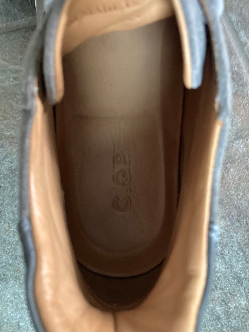 C.QP スエードスニーカー 41 グレー ミッドカット ポルトガル製