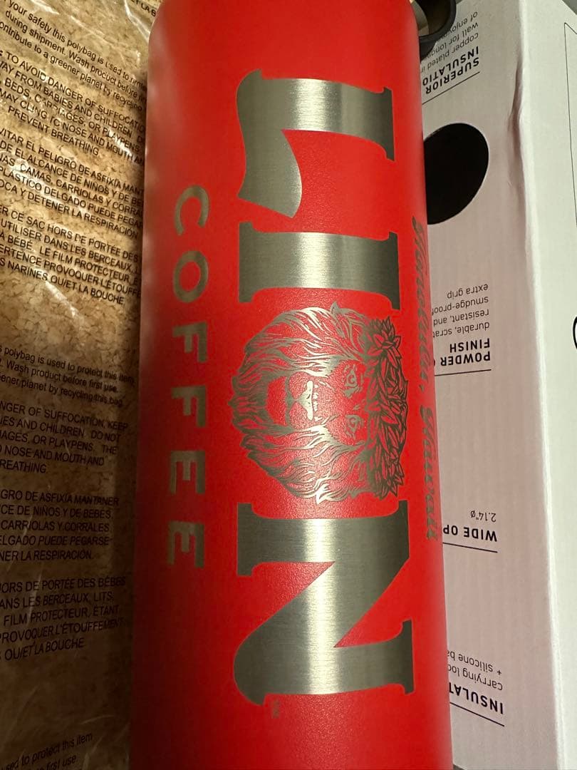 ライオンコーヒー ハワイ 大容量ステンレスボトル 水筒40oz