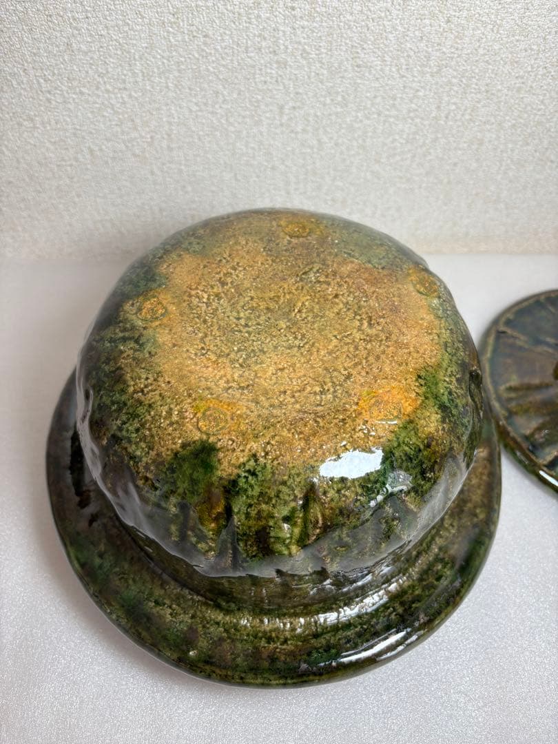 限定　新品　雲井窯 　織部まぐれ3合炊き　ご飯鍋土鍋 中川一辺陶　即日発送