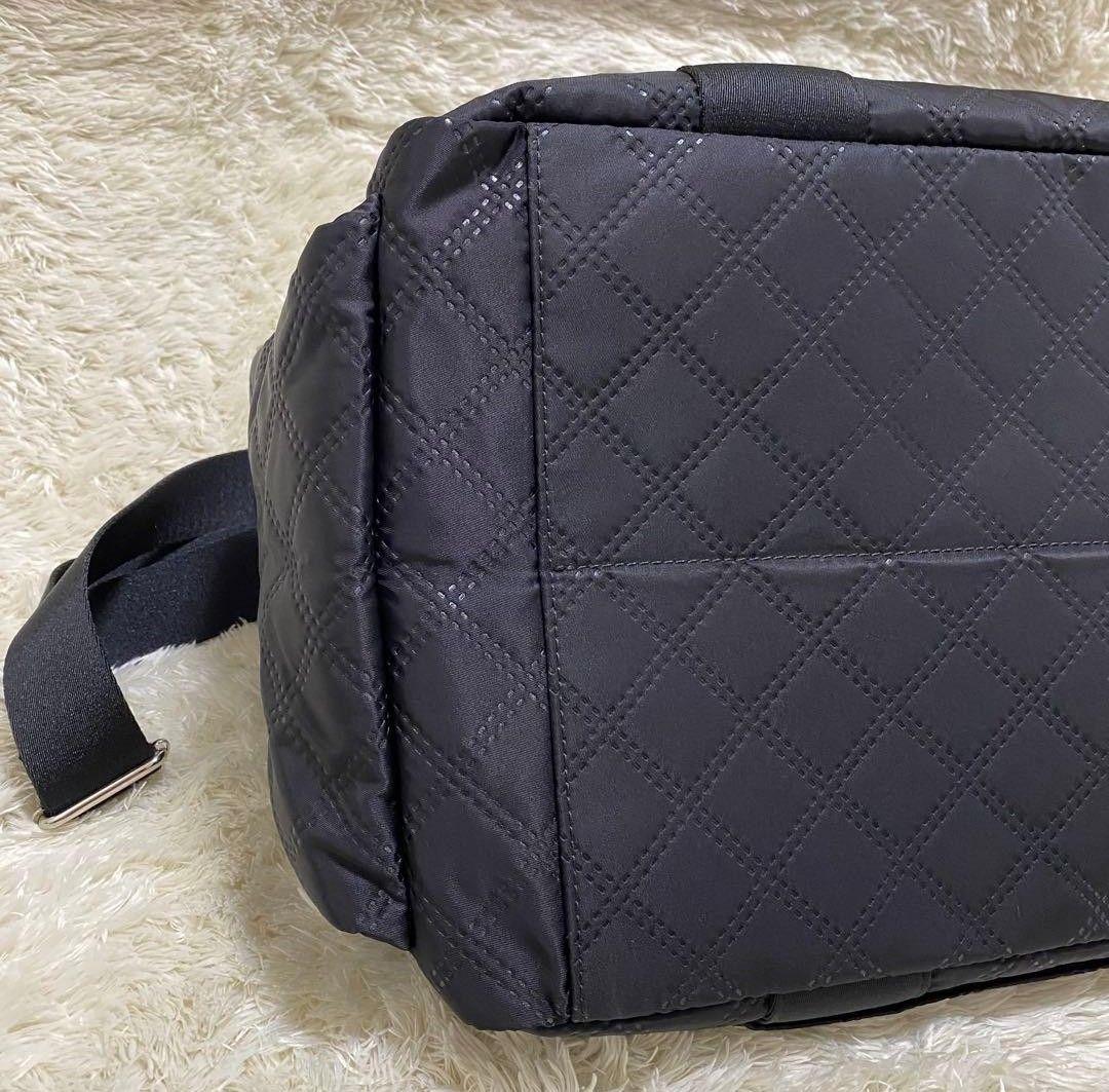 【再出品】ピンソニックキルトデイジー ボストン（ブラック）