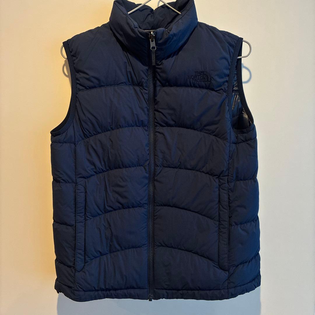 【美品】ノースフェイス ダウンベスト　レディース　Lサイズ
