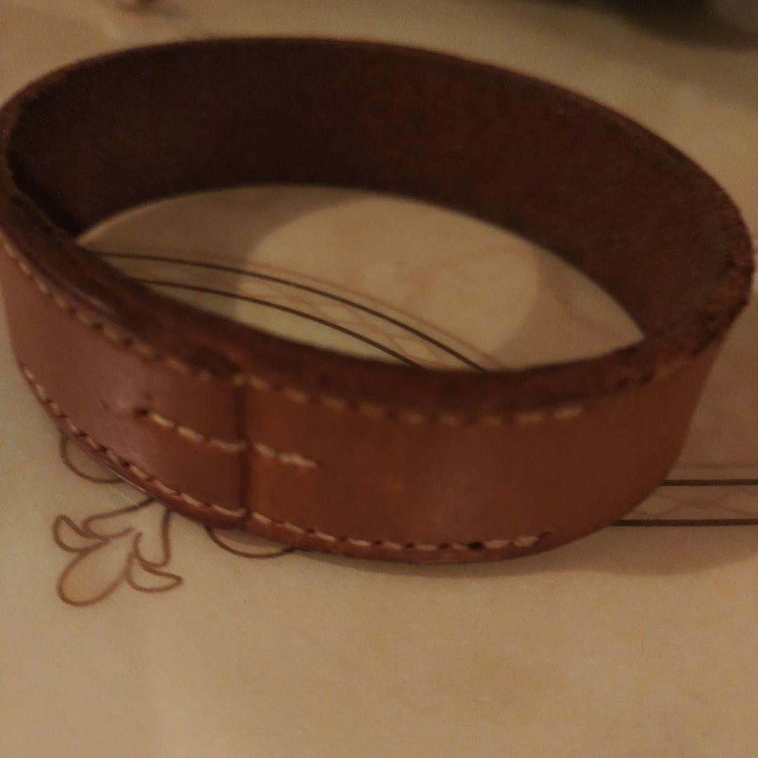 エルメスレザーブレスレット藤原ヒロシ愛用マルタンマルジェラ期ブラウン茶色