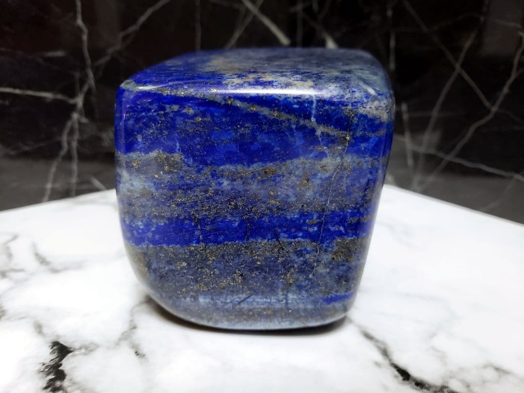 【最高グレード/ディープブルー✤ラピスラズリ_原石】