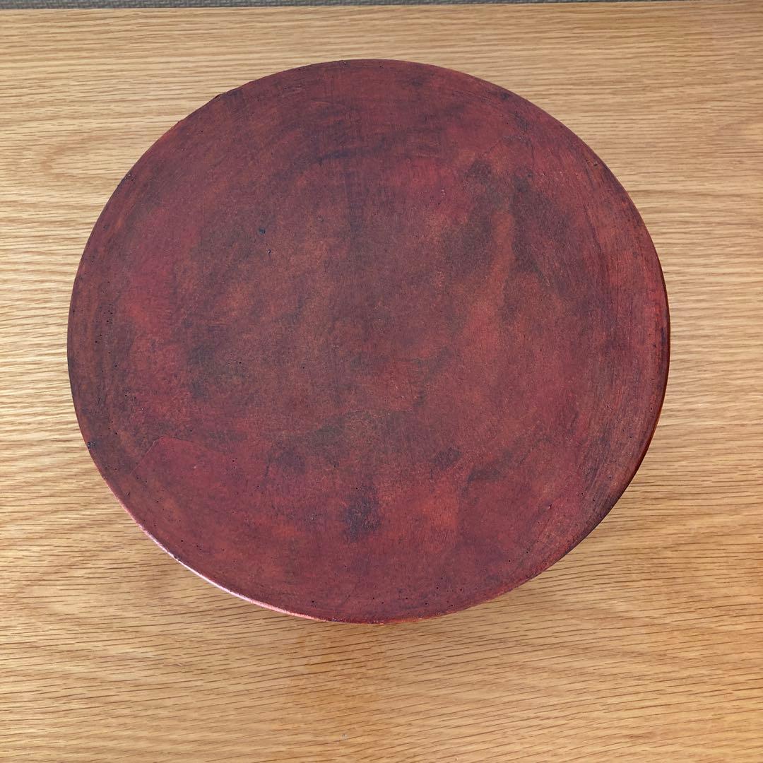 陶芸作家　若狭祐介さん　アカエ漆　台皿　希少　廃盤