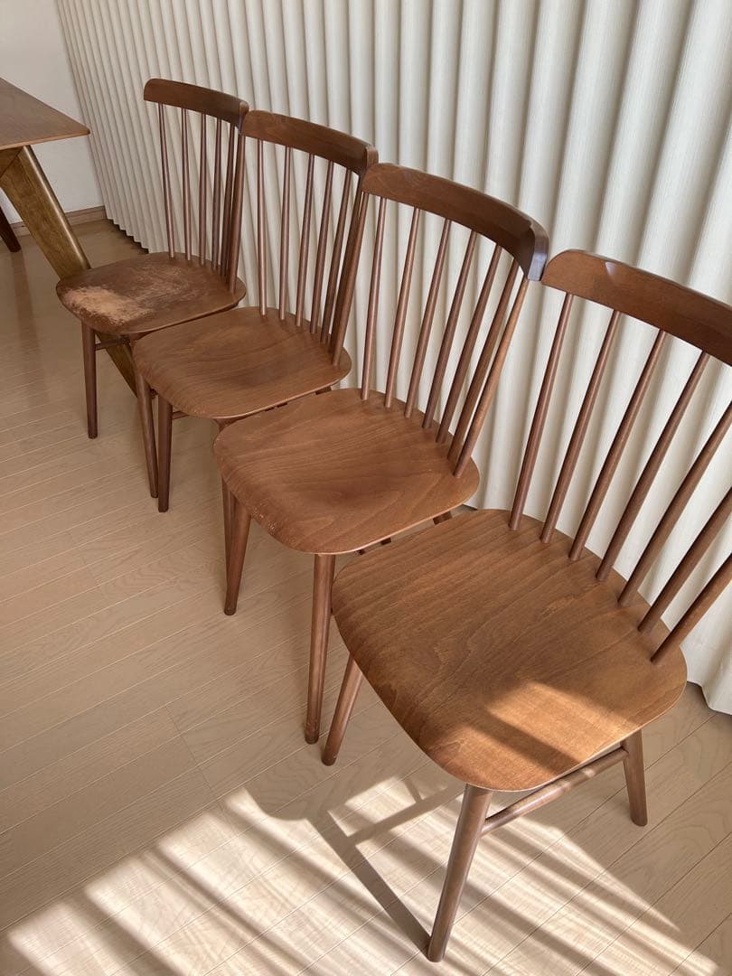 【地域限定送料込み】定価150,000円　ダイニングテーブルセット　椅子4脚