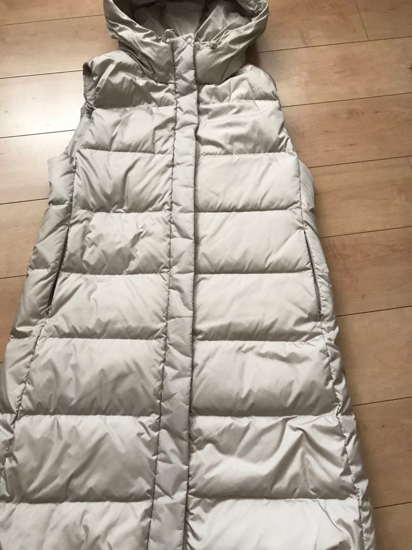 PLST ダウンロングジレ　フードベスト