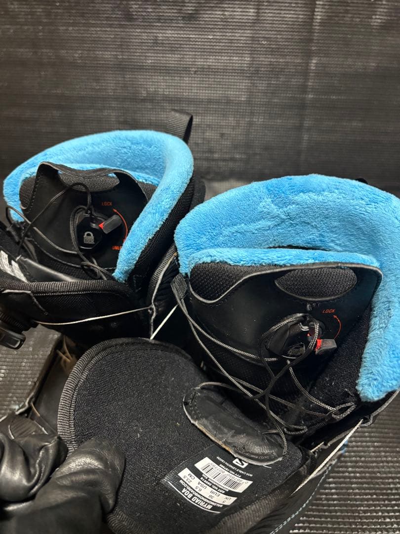 Salomon M-Wave スノーボードブーツ 黒/青 23.5