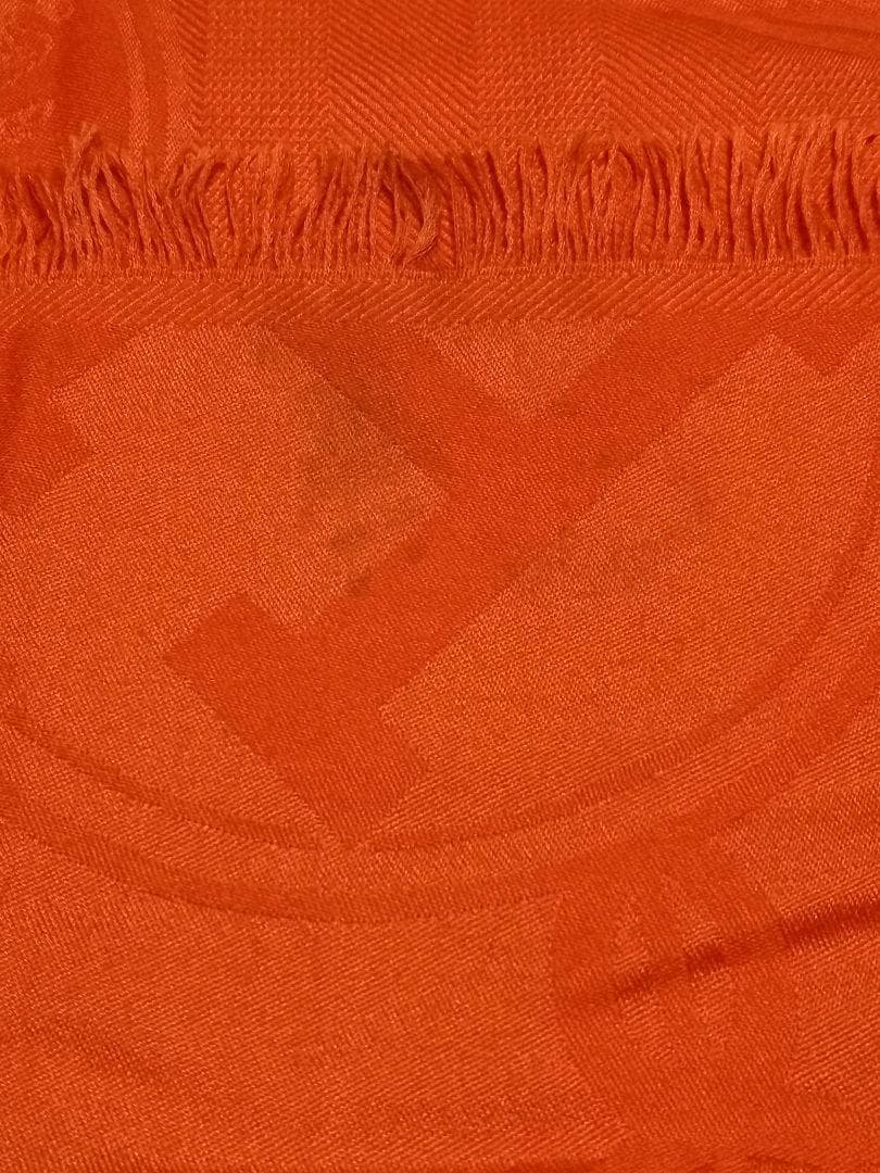 vatieさま専用　HERMES　エルメス　ニューリブリス ストール オレンジ